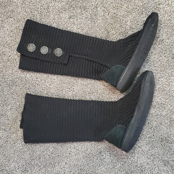 Ugg Australia Women Classic Tall Sweater Cardi Knit boots shoes sz 8 - Picture 4 of 13
